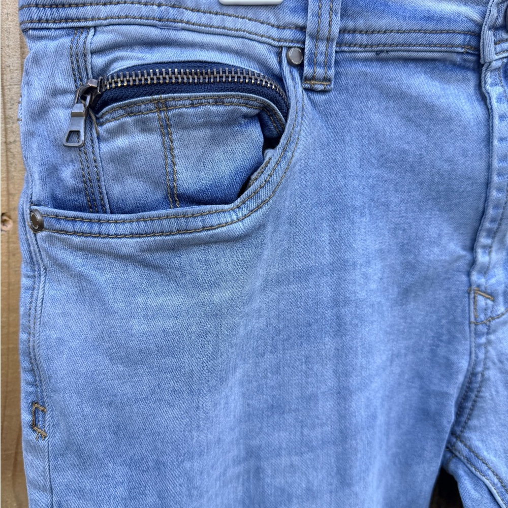 Steve’s Jeans Light Wash Slim Fit Denim Jeans Size 32x30 Stretch Casual - Picture 4 of 11